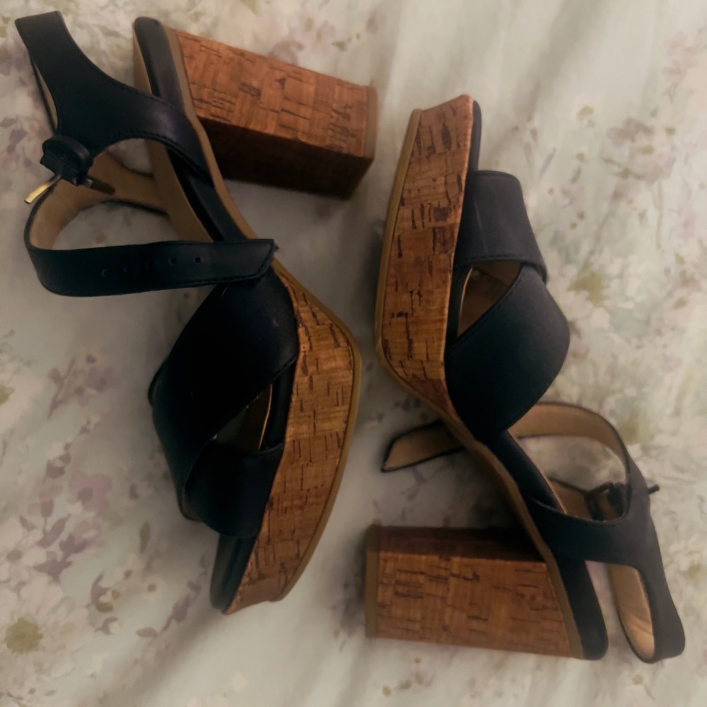 High heeled sandals